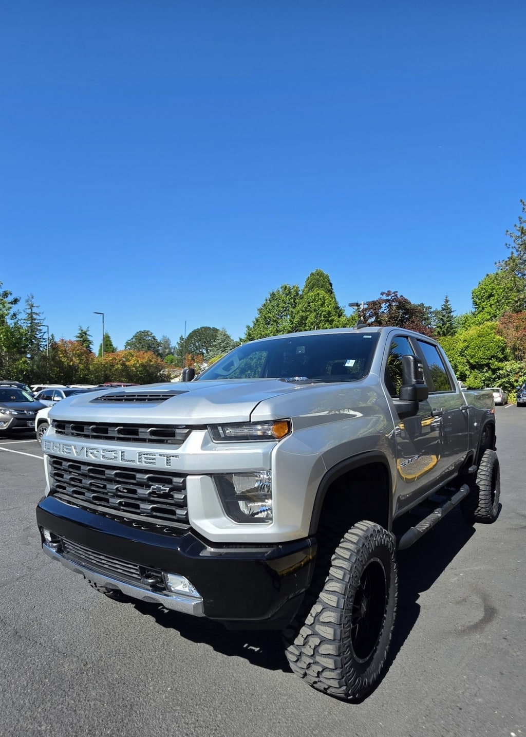 Used 2022 Chevrolet 37 Silverado 2500 Hd Crew Cab Custom Pickup 4d 6 1/2 Ft Lifted Diesel Truck 4WD Truck
