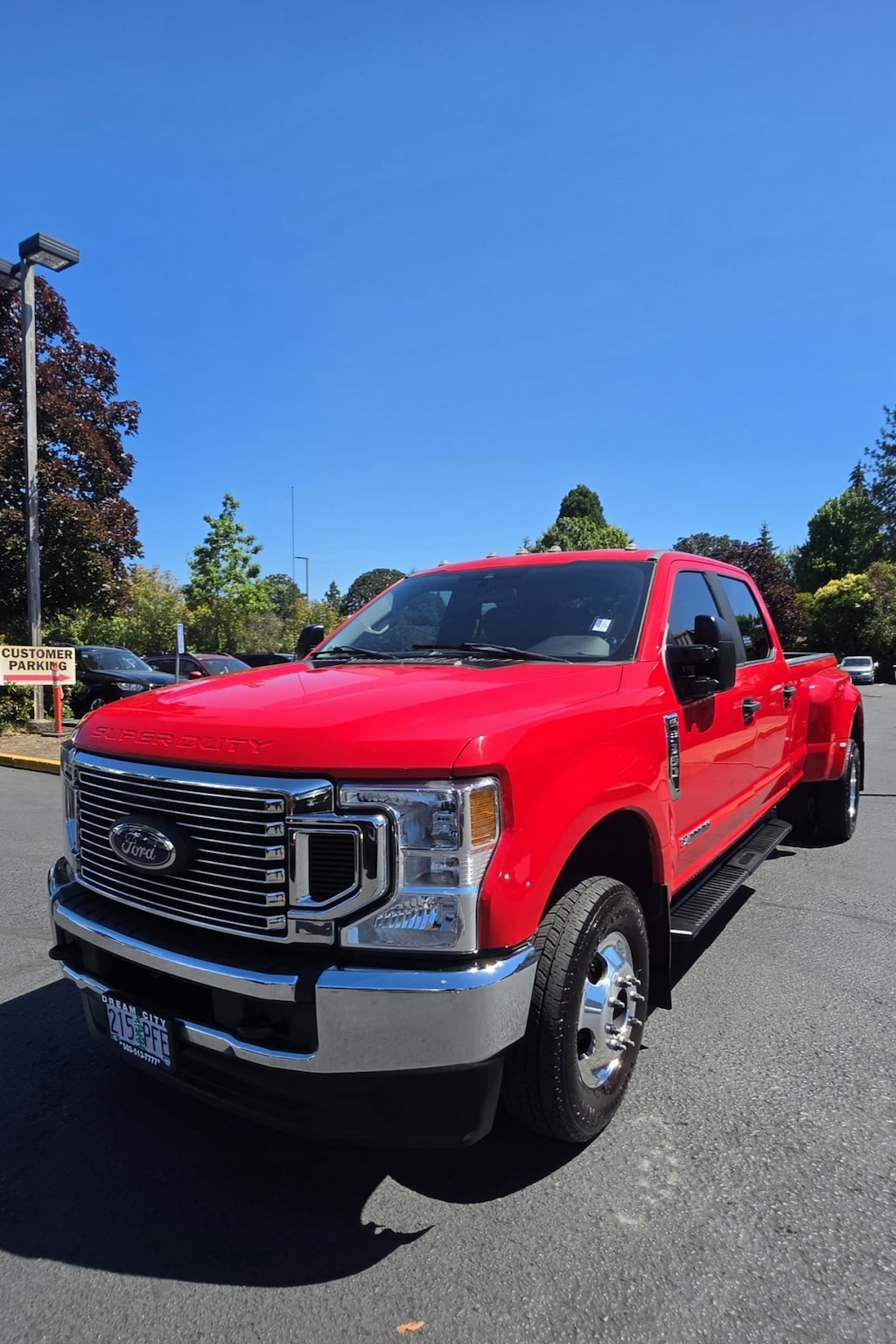 Used 2021 Ford F350 Super Duty Crew Cab Xl Pickup 4d 8 Ft 4wd Dually Truck