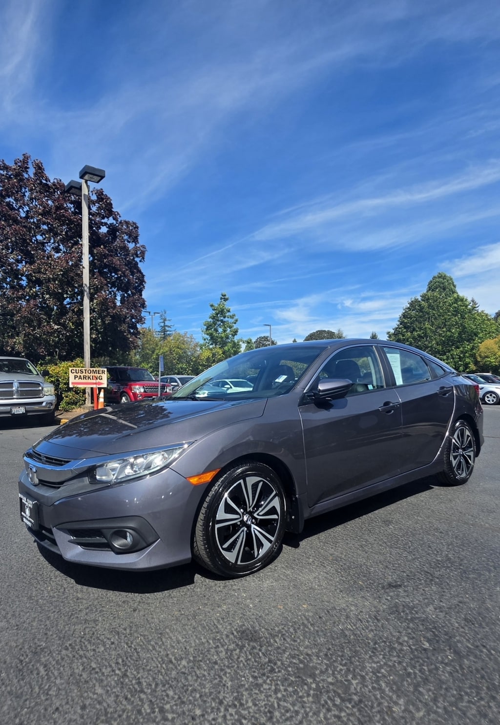 Used 2017 Honda Civic Ex-l Sedan 4d Sedan