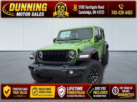 New 2025 Jeep Wrangler Sport Sport Utility for sale or lease in Cambridge, OH