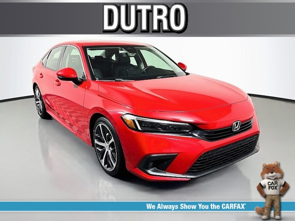 Used 2022 Honda Civic Sedan Touring Compact Car