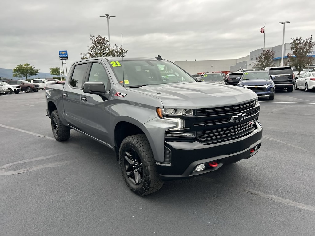 Used 2021 Chevrolet Silverado 1500 LT Trail Boss Truck Crew Cab