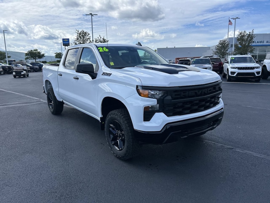 New 2026 Chevrolet Silverado 1500 Custom Trail Boss Truck Crew Cab