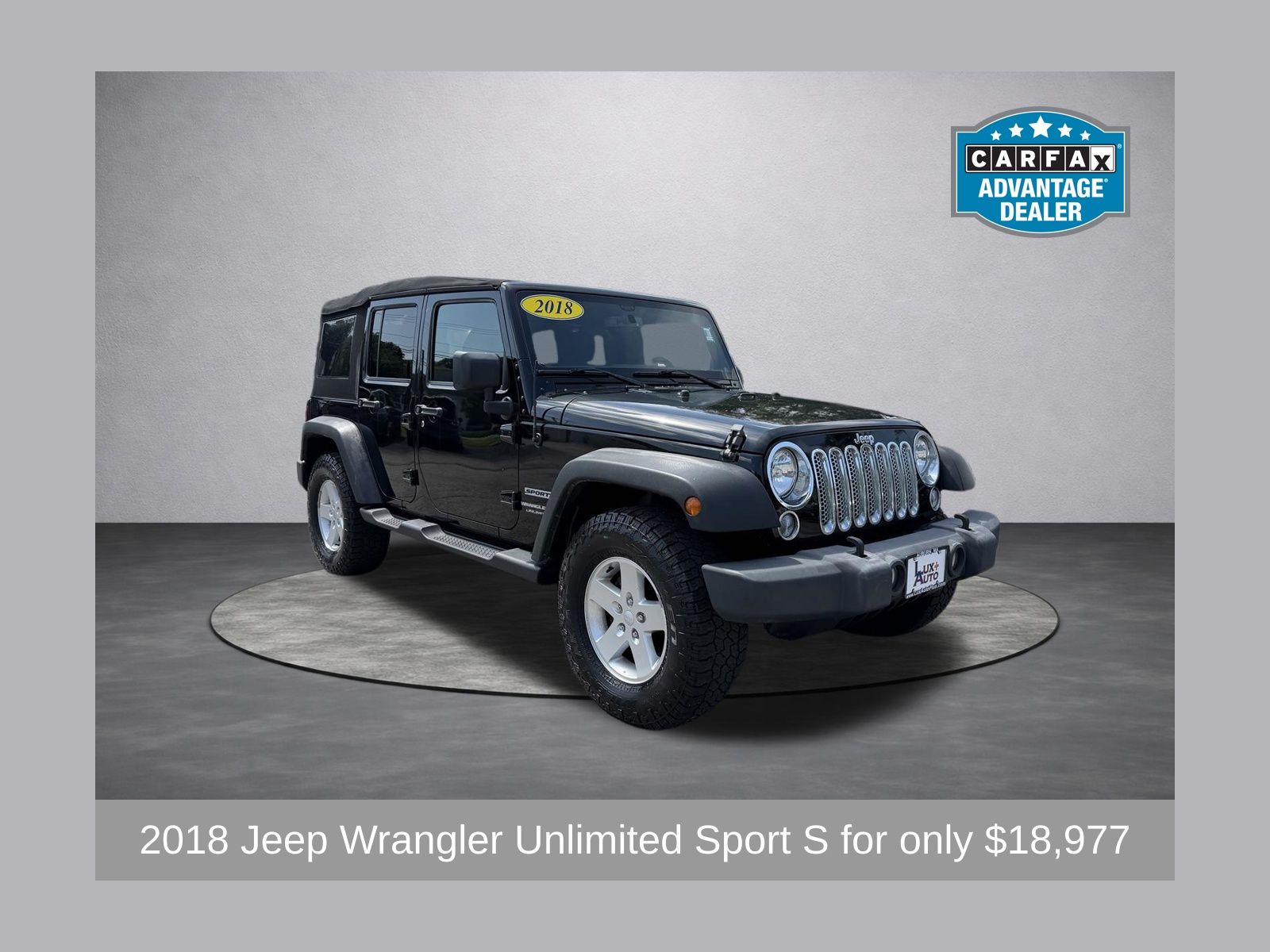 2018 Jeep Wrangler JK Unlimited