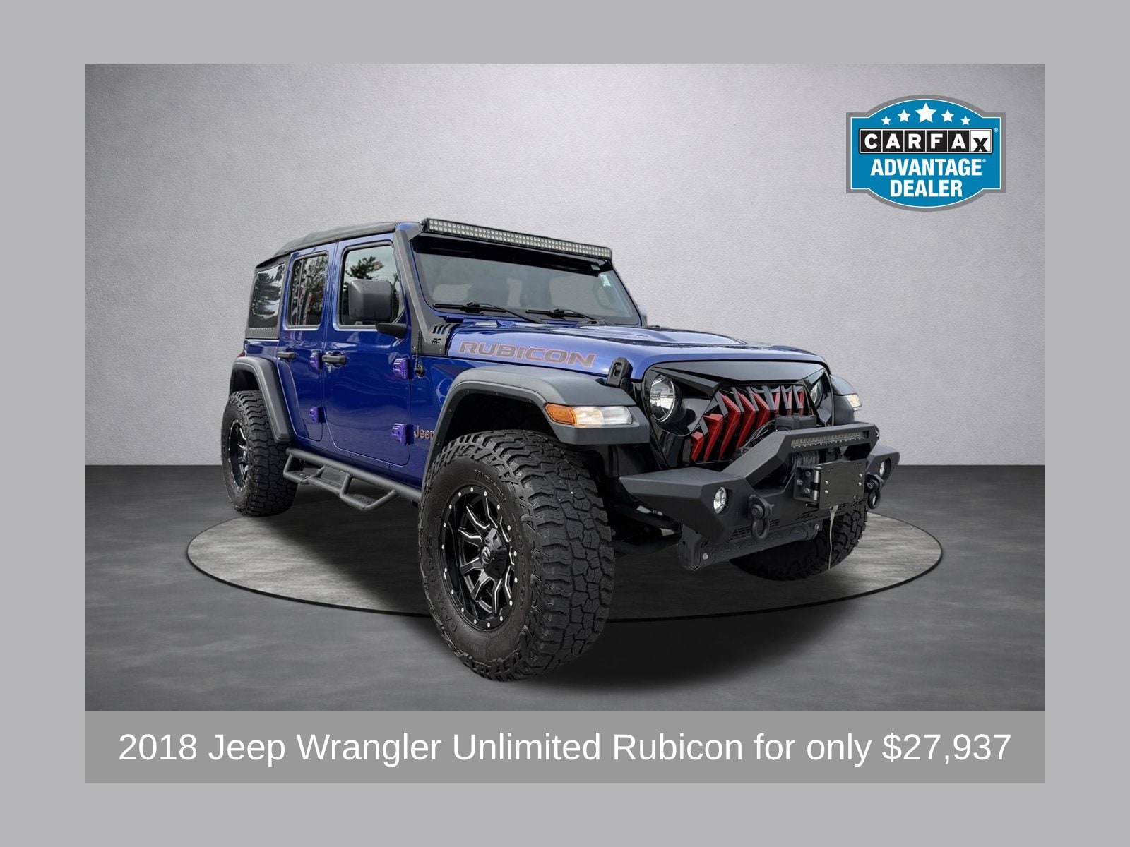2018 Jeep All-New Wrangler Unlimited Rubicon