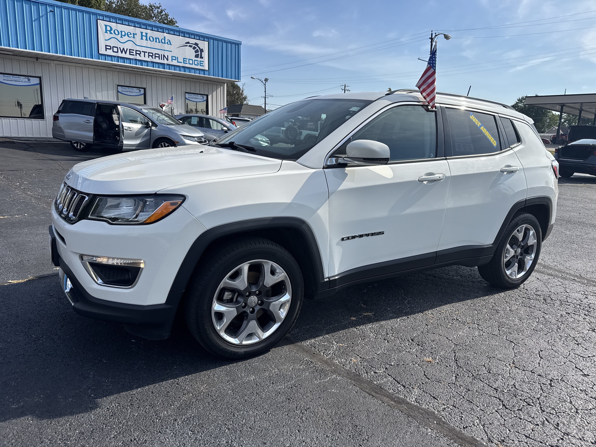 Used 2019 Jeep Compass Limited with VIN 3C4NJCCB4KT819486 for sale in Joplin, MO