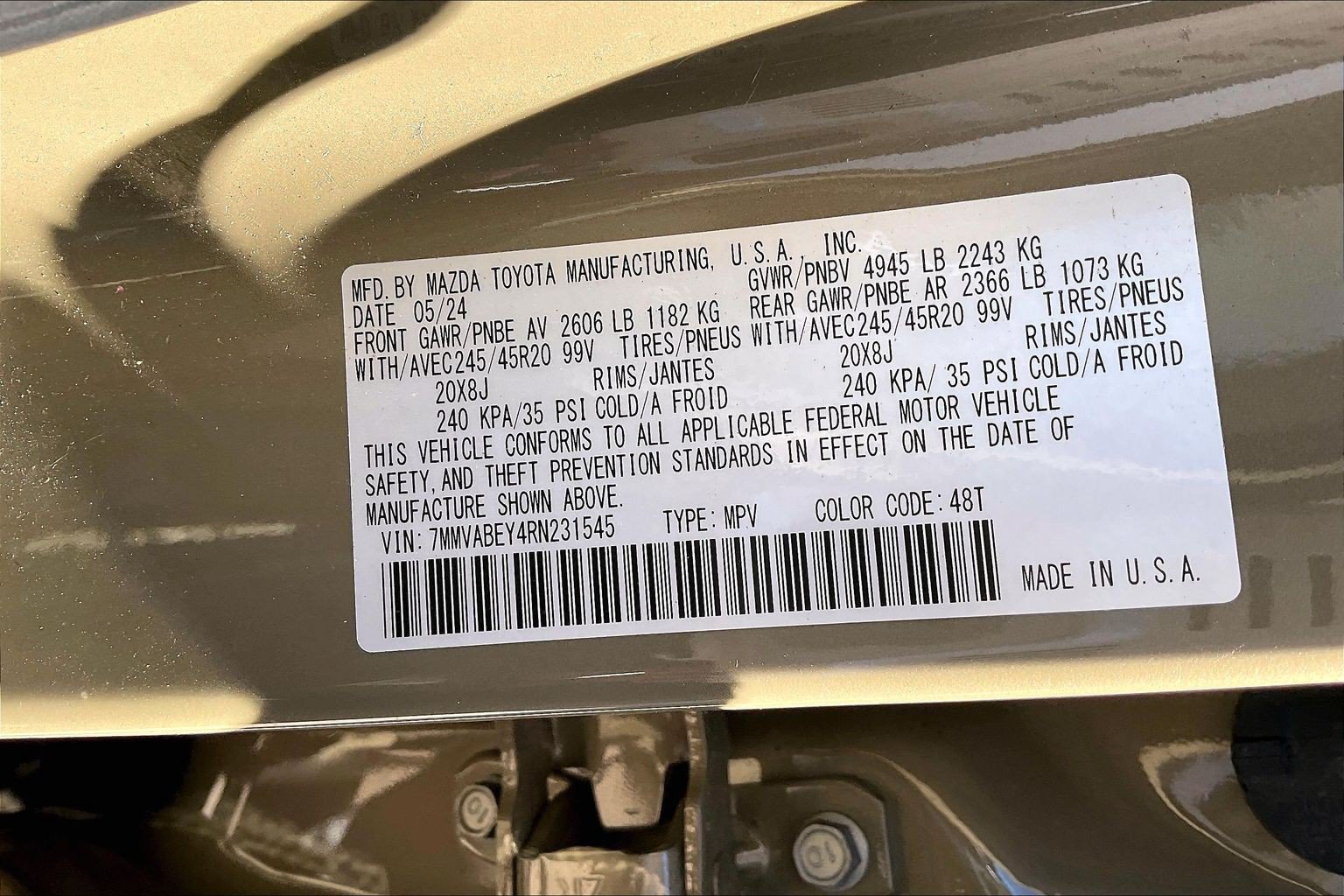 Certified 2024 Mazda CX-50 2.5 Turbo Premium Plus Package SUV