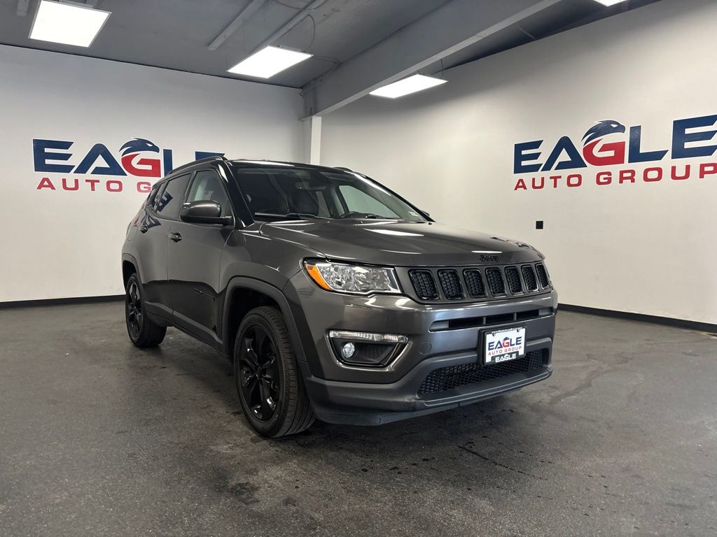 Used 2021 Jeep Compass Altitude with VIN 3C4NJDBB6MT530880 for sale in Eagle River, WI