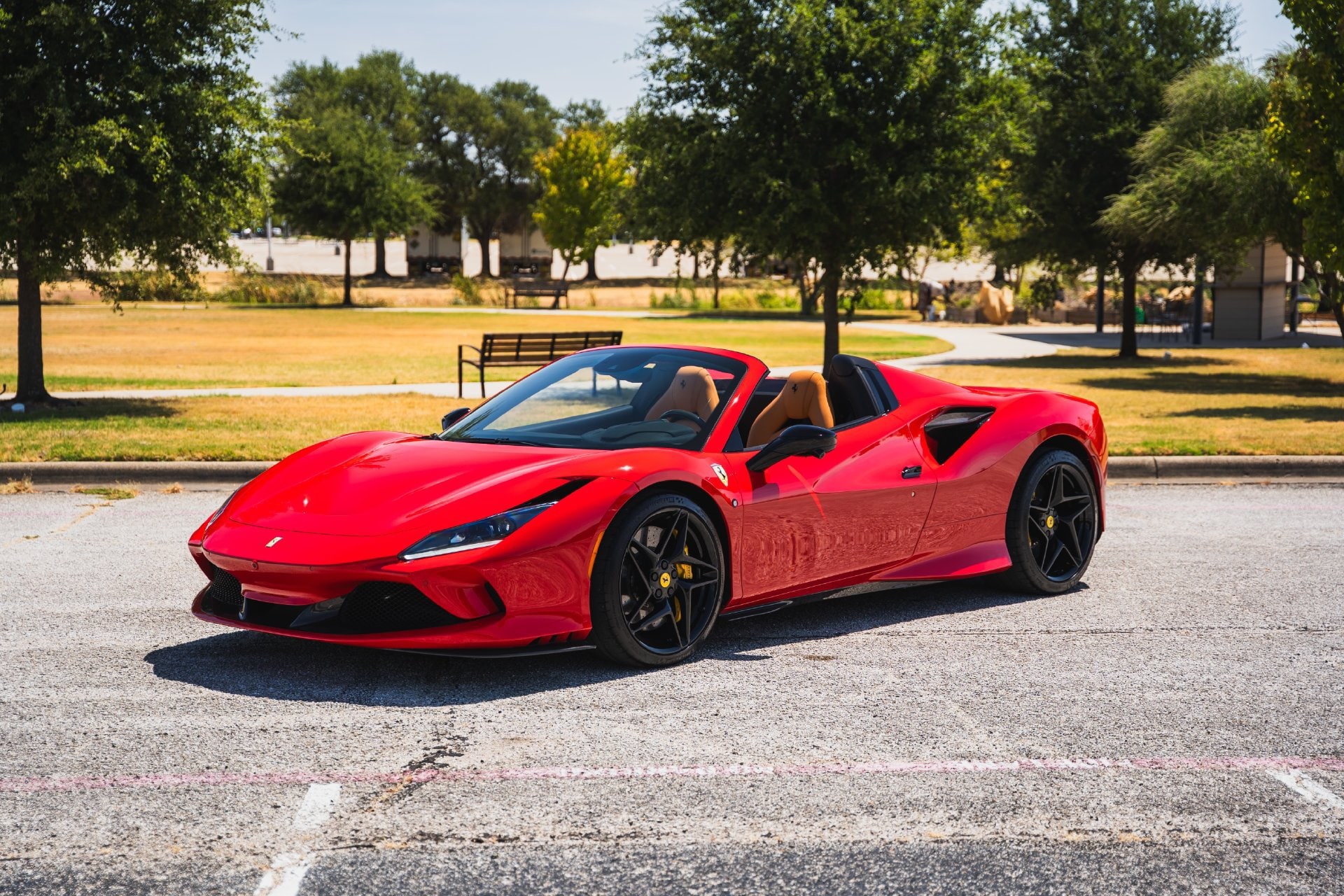 2021 Ferrari F8 Spider Front Lift Shields Carbon Package Daytona
