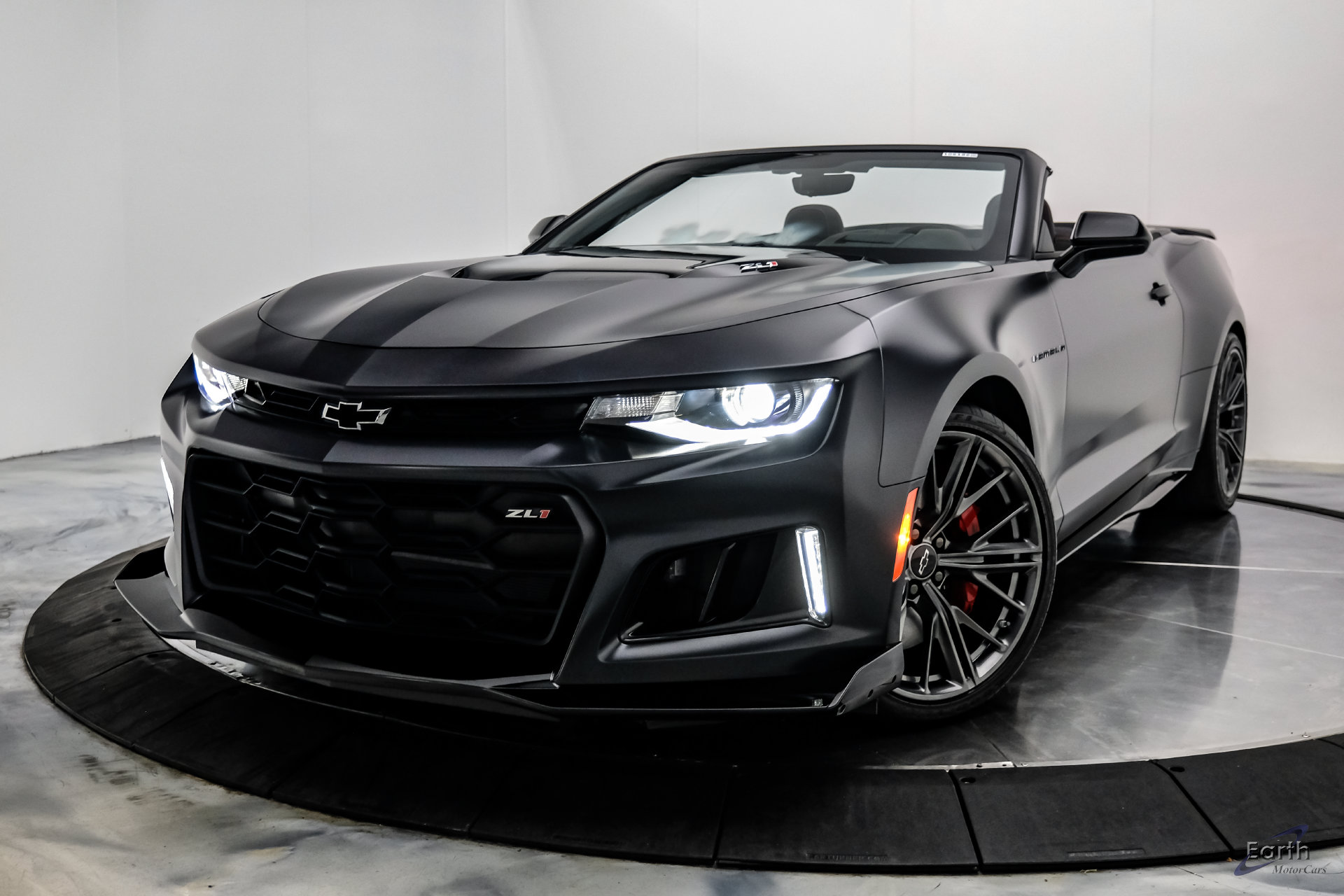Used 2024 Chevrolet Camaro ZL1 Panther Black Matte, 1 of 350 Collectors Editi Convertible