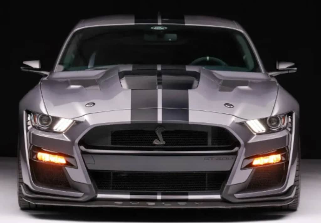 Used 2021 Ford Mustang GT500KR Technology Package Painted Stripes Carbon 2D Coupe