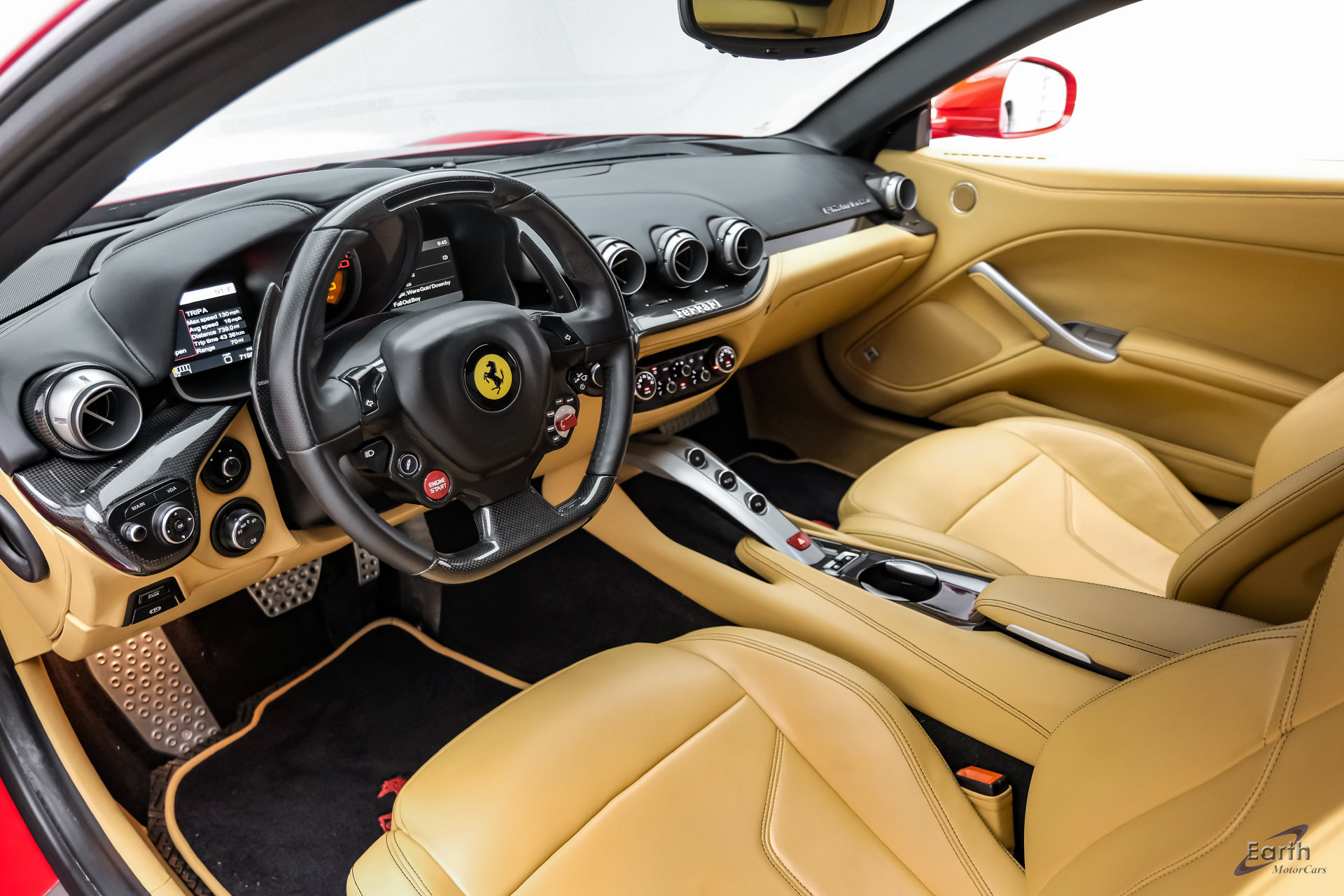 Used 2015 Ferrari F12 Berlinetta Full Power Two-Tone Leather Sport Seats 2D Coupe