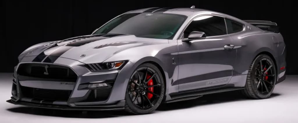 Used 2021 Ford Mustang GT500KR Technology Package Painted Stripes Carbon 2D Coupe