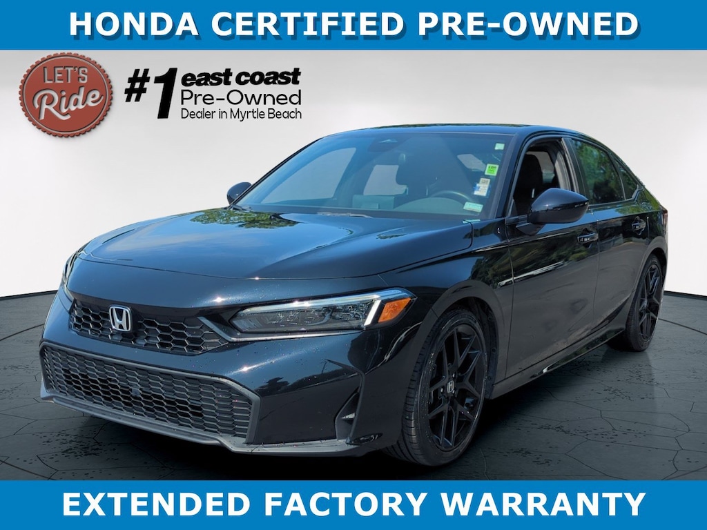 Certified 2025 Honda Civic Sedan Sport Sport CVT