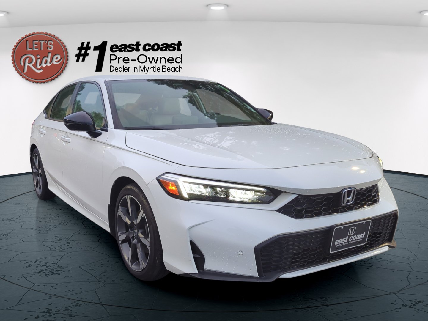 Certified 2025 Honda Civic Sedan Hybrid Sport Touring Sport Touring CVT