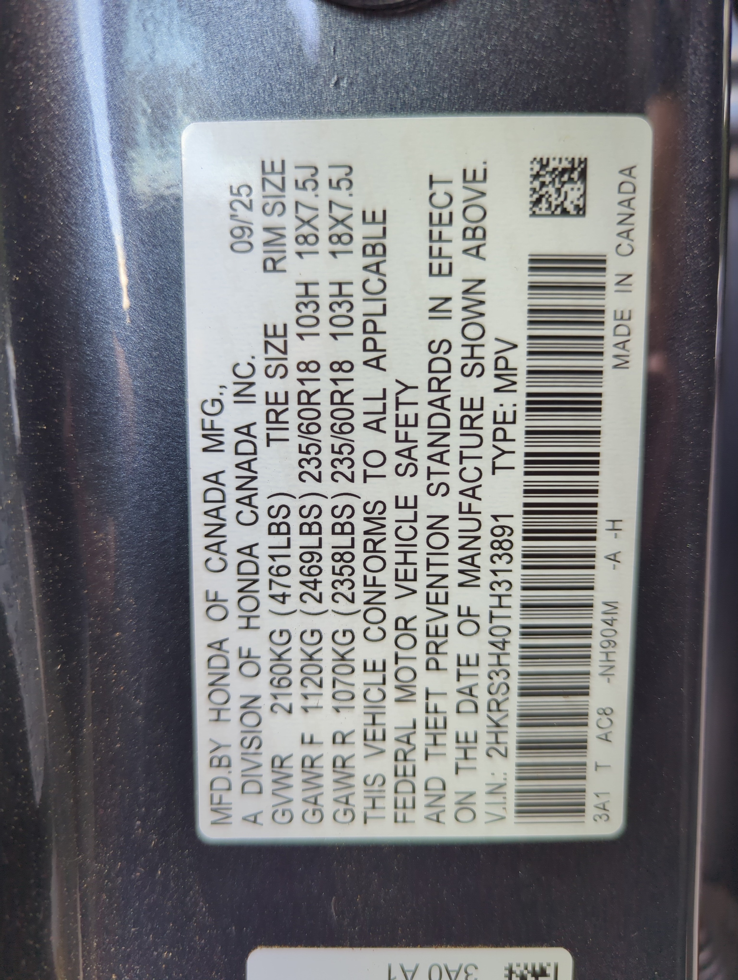 2026 Honda CR-V EX - Photo 26
