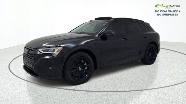 Used 2024 Audi Q8 e-tron PREMIUM | BLK OPTIC EXTR | AUDI RINGS BEAM FRONT & RR DOORS | HTD STS | 20" WHLS SUV
