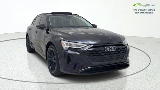 Used 2024 Audi Q8 e-tron PREMIUM | BLK OPTIC EXTR | AUDI RINGS BEAM FRONT & RR DOORS | HTD STS | 20" WHLS SUV