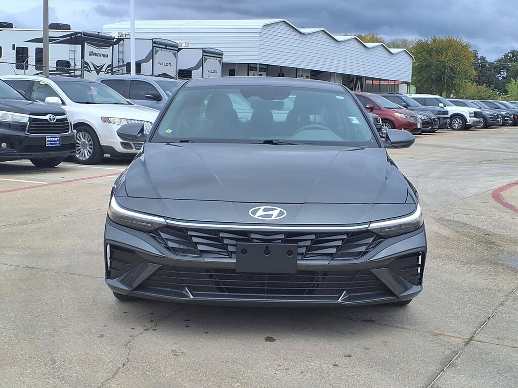 Used 2024 Hyundai Elantra Hybrid Blue Sedan