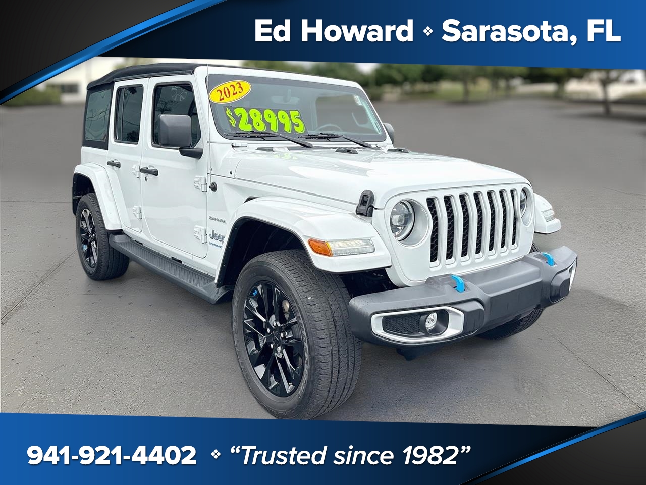 Used 2023 Jeep Wrangler 4xe Sahara 4x4