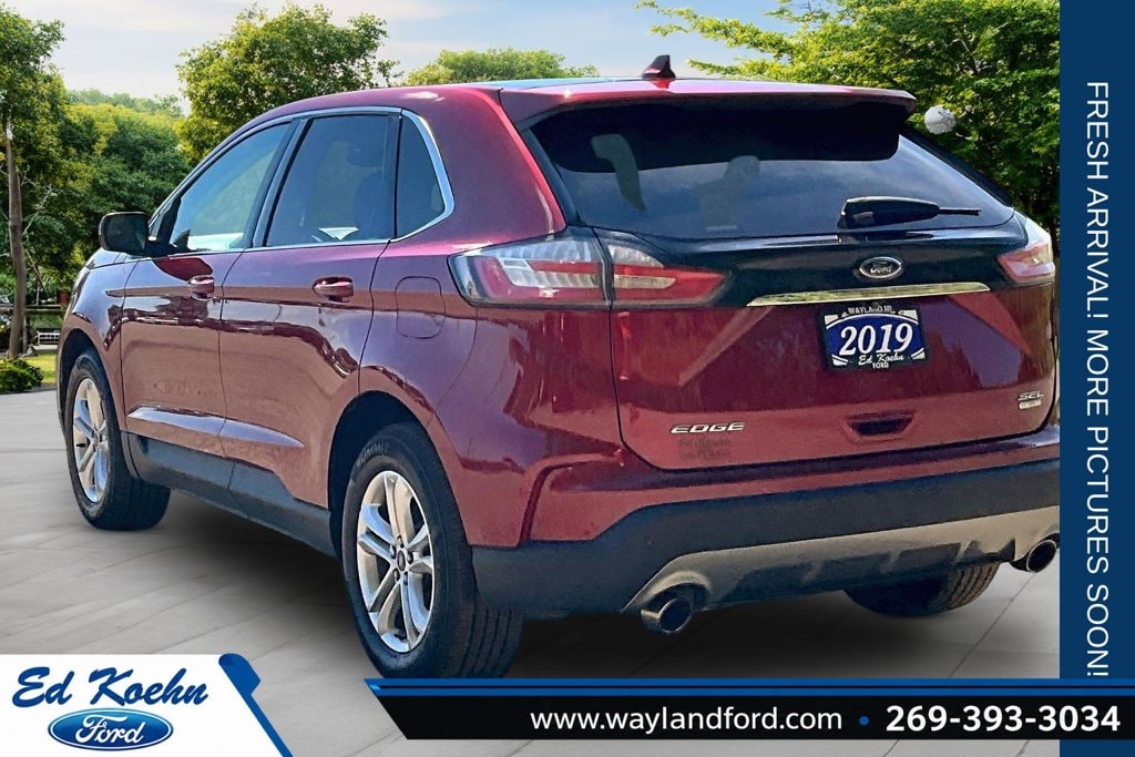 Used 2019 Ford Edge SEL with VIN 2FMPK4J97KBC13960 for sale in Wayland, MI