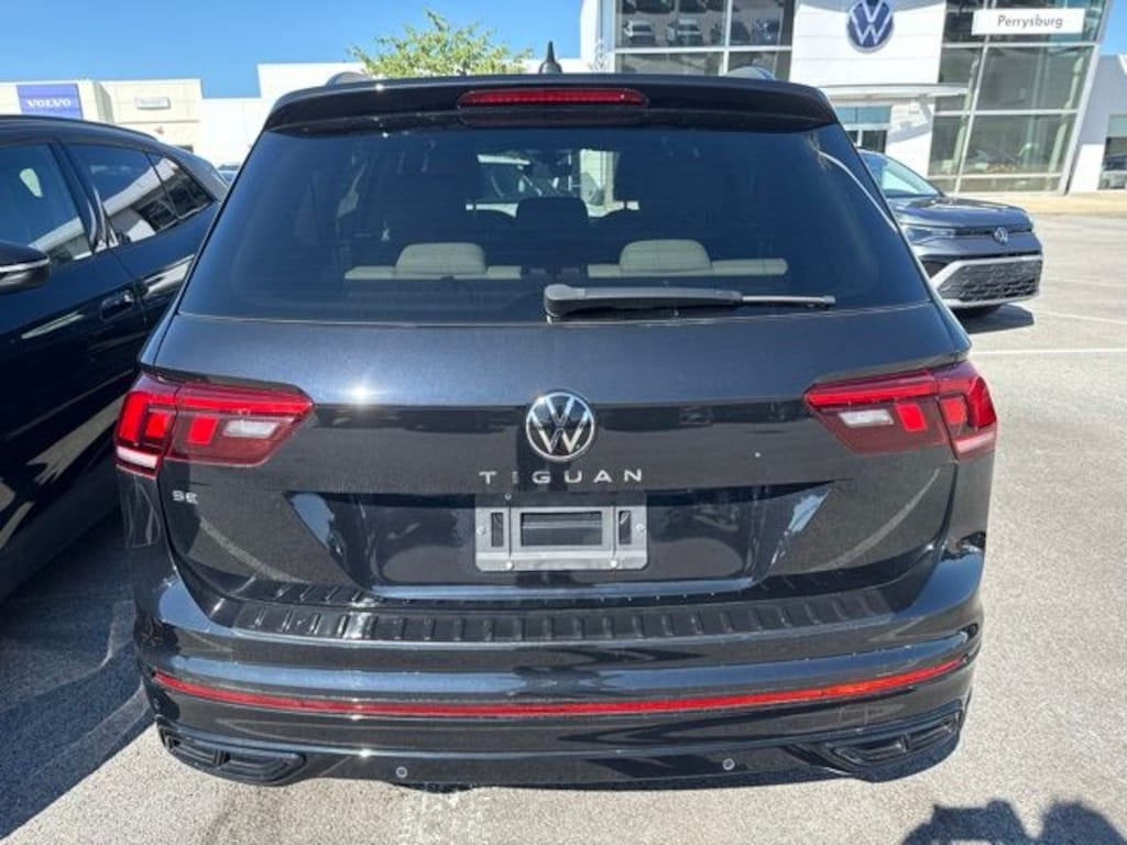 Certified 2023 Volkswagen Tiguan 2.0T SE R-Line Black w/ Panoramic Moon SUV