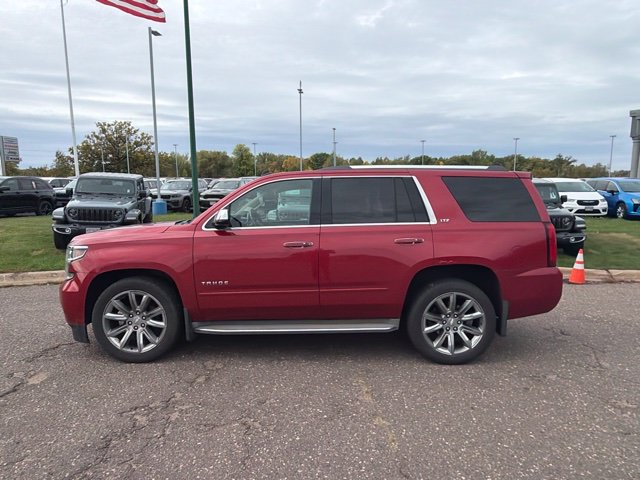 Used 2015 Chevrolet Tahoe LTZ with VIN 1GNSKCKC9FR155332 for sale in Pine City, Minnesota