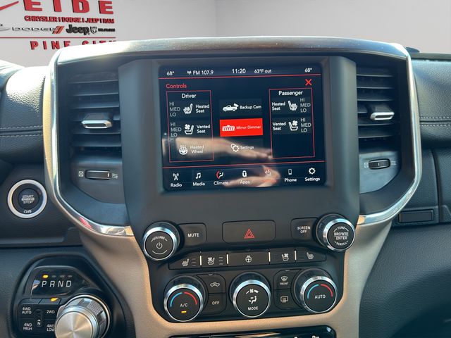 Used 2021 RAM Ram 1500 Pickup Laramie with VIN 1C6SRFJT3MN788718 for sale in Pine City, Minnesota