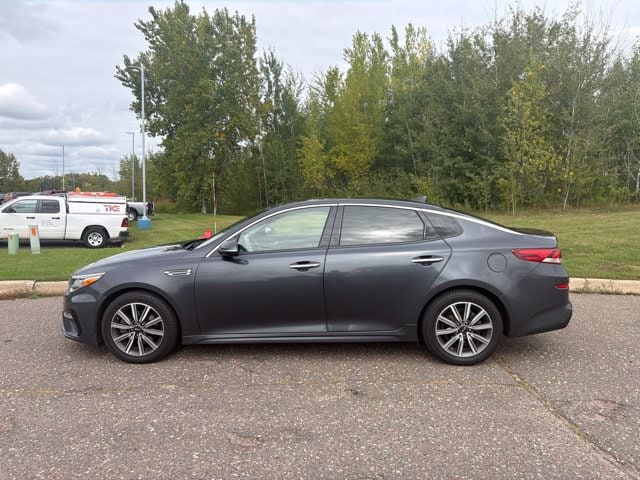 Used 2019 Kia Optima EX with VIN 5XXGU4L13KG317867 for sale in Pine City, MN