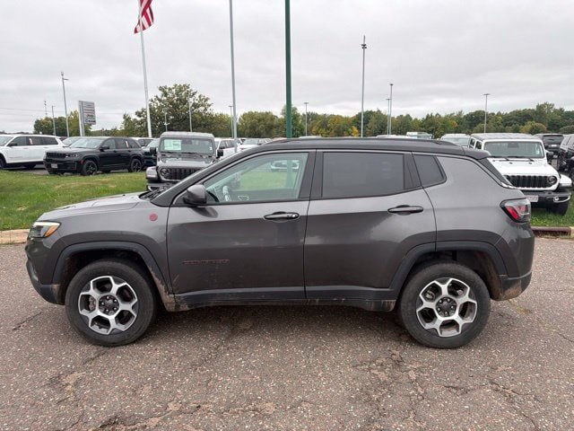 Used 2022 Jeep Compass Trailhawk with VIN 3C4NJDDB5NT164683 for sale in Pine City, Minnesota