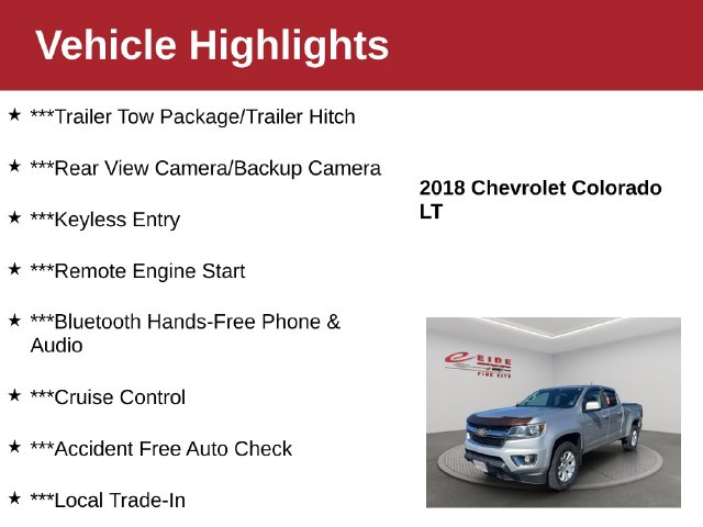Used 2018 Chevrolet Colorado LT Truck