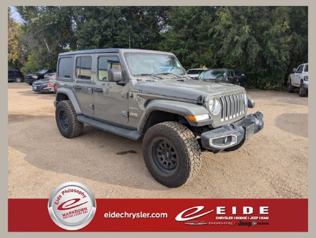 Used 2019 Jeep Wrangler Unlimited Sahara 4x4 SUV