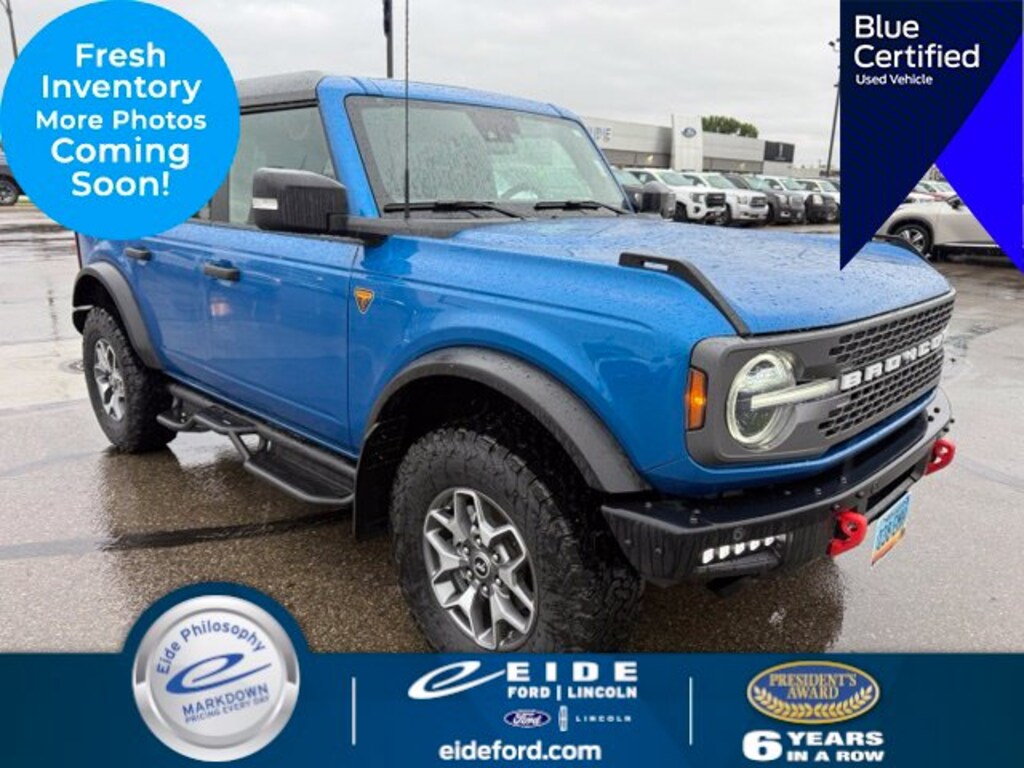 Certified 2024 Ford Bronco Badlands SUV