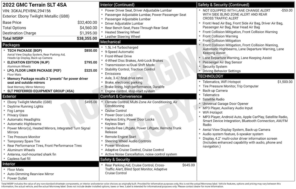 Used 2022 GMC Terrain SLT SUV