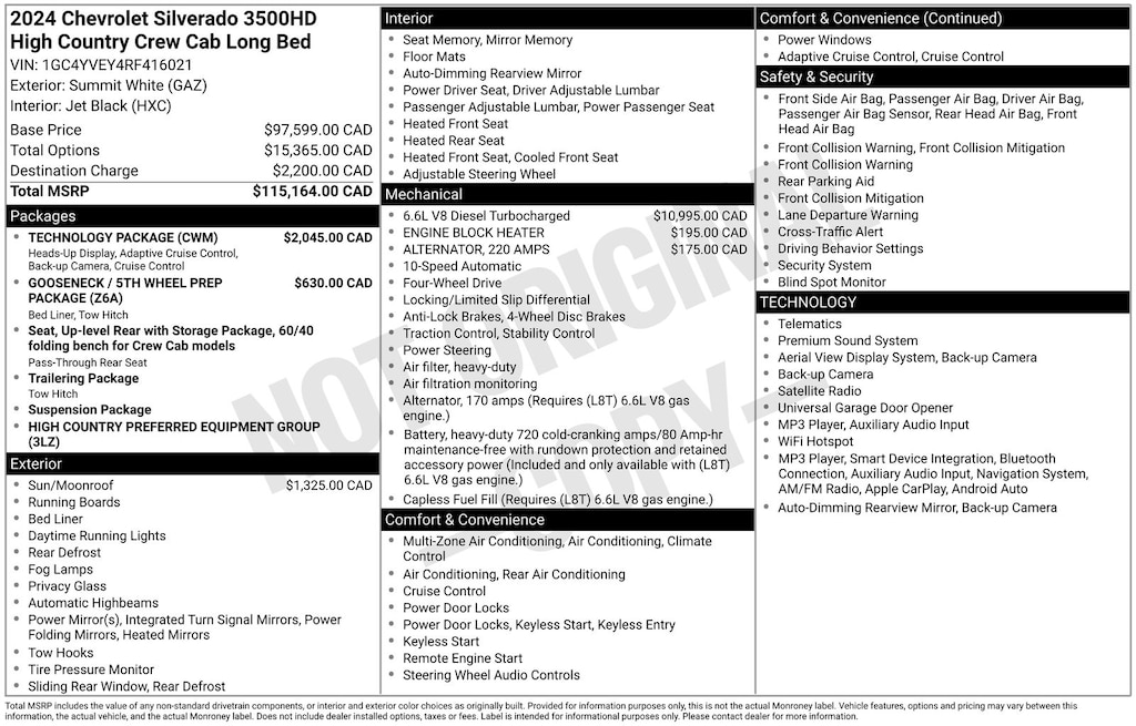 Used 2024 Chevrolet Silverado 3500HD High Country Truck