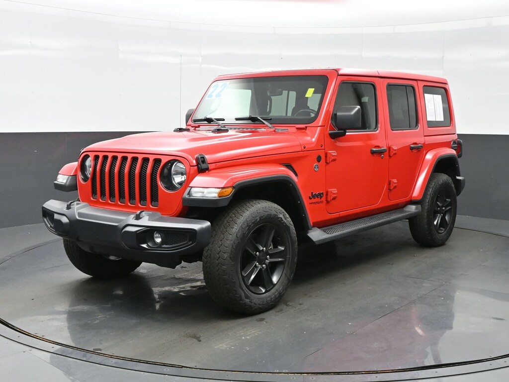 Used 2022 Jeep Wrangler Unlimited Sahara Altitude Sport Utility