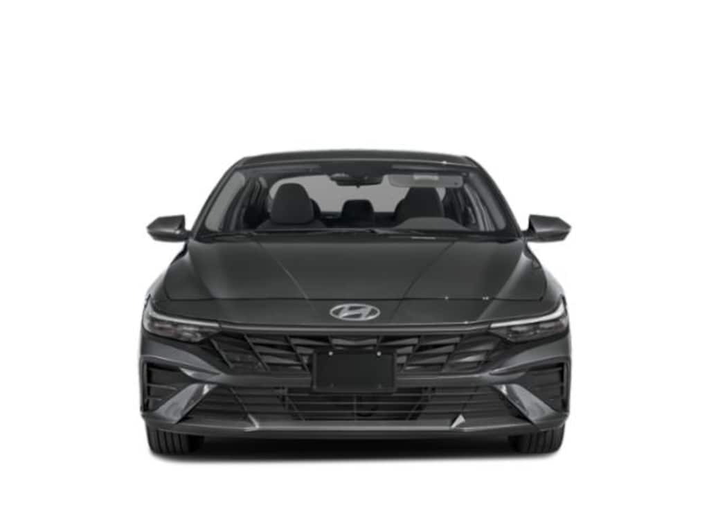 New 2026 Hyundai Elantra Hybrid Blue Sedan