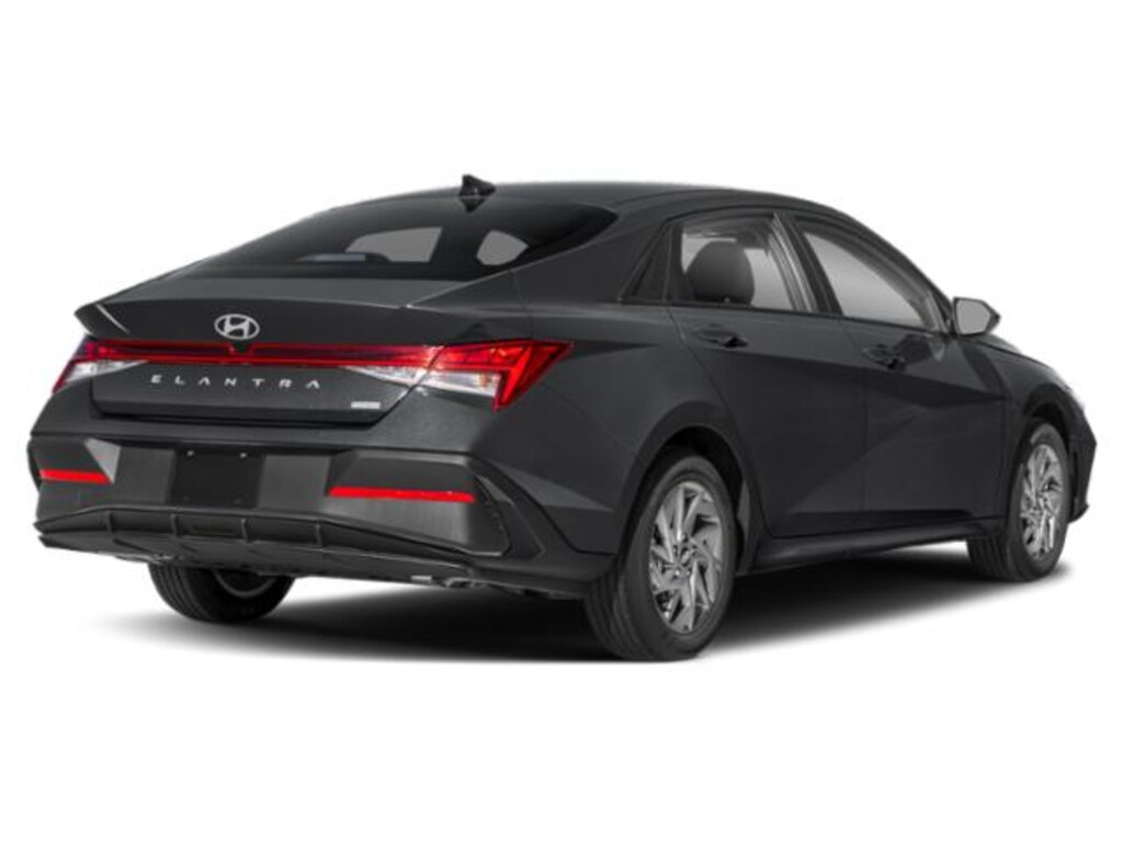 New 2026 Hyundai Elantra Hybrid Blue Sedan
