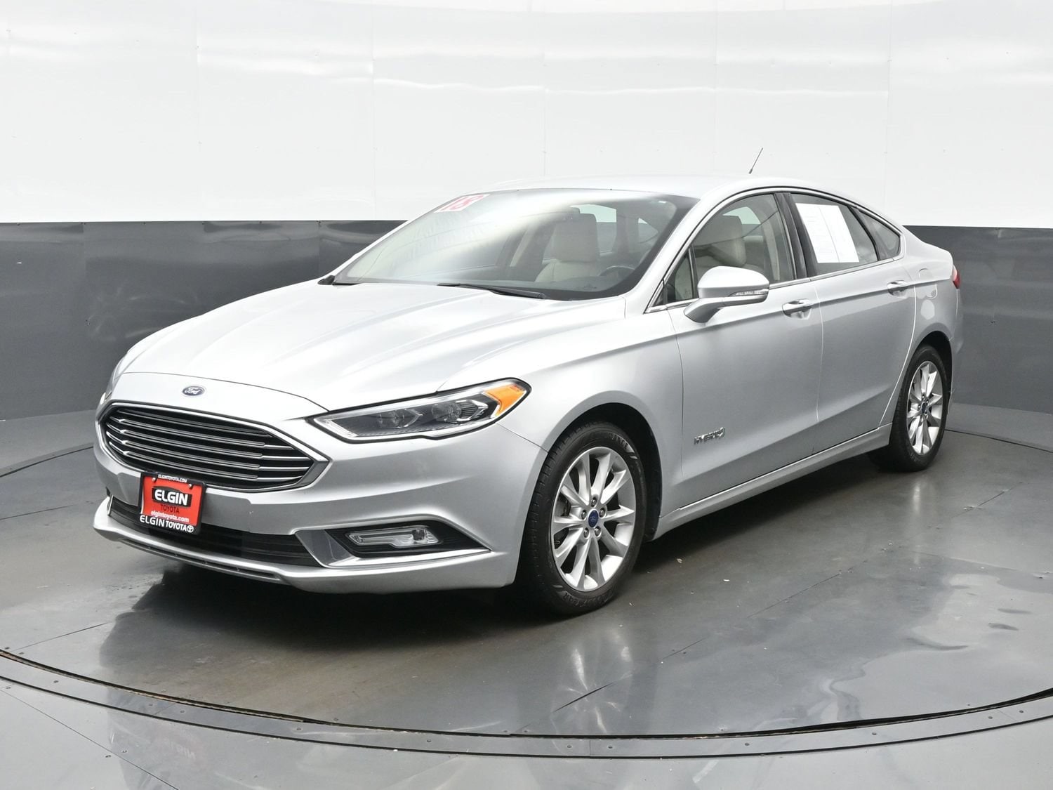 Used 2018 Ford Fusion Hybrid Titanium with VIN 3FA6P0RU5JR214145 for sale in Streamwood, IL
