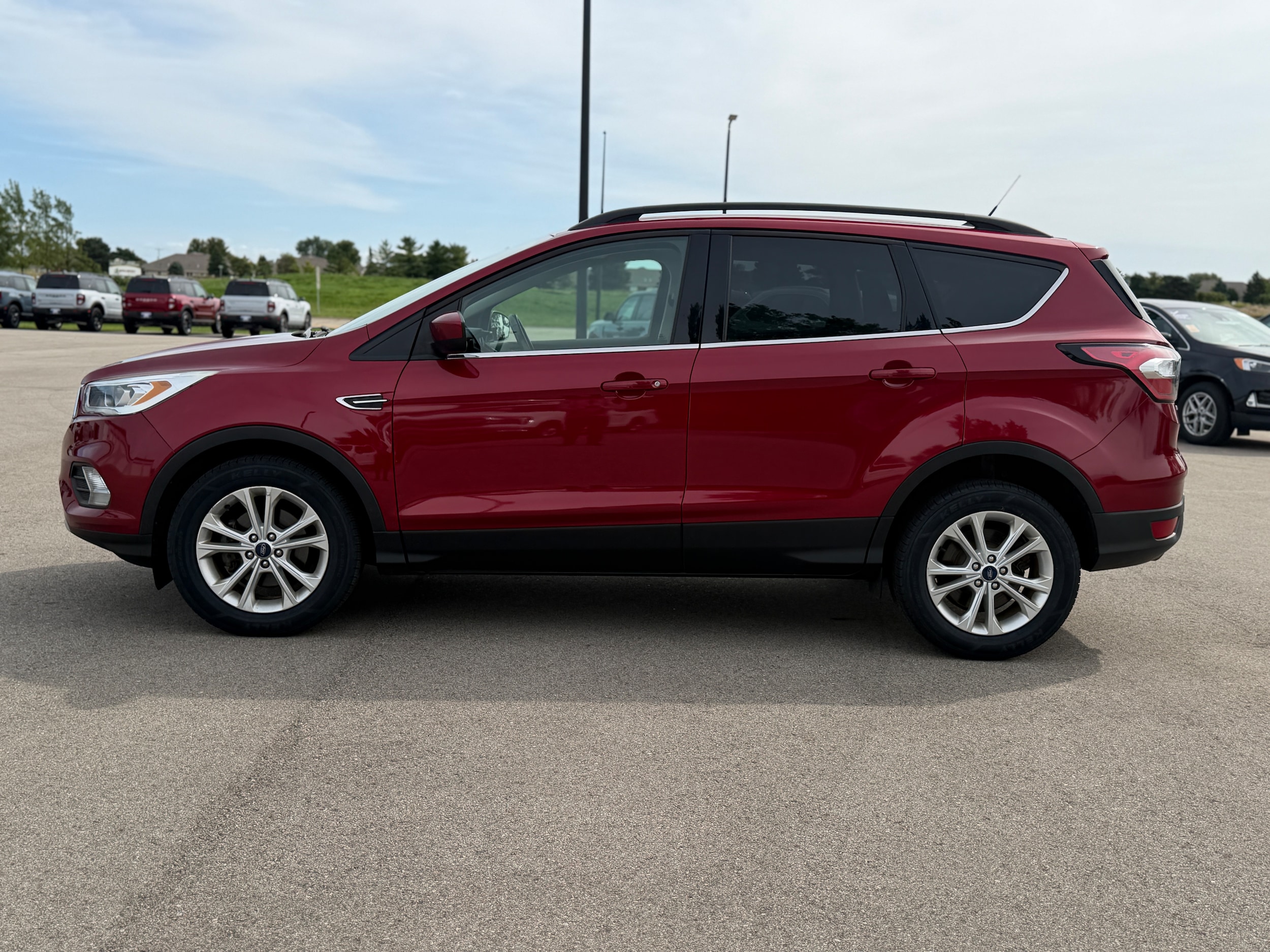 Certified 2018 Ford Escape SEL with VIN 1FMCU0HD0JUC17434 for sale in Elkhorn, WI