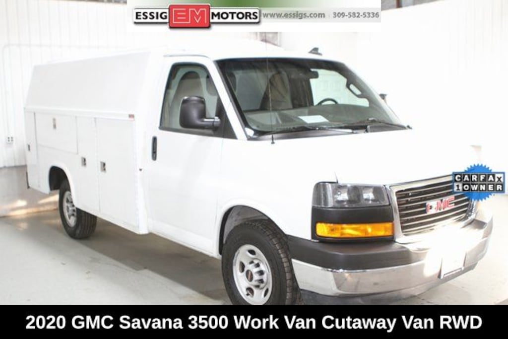 Used 2020 GMC Savana 3500 Work Van Cab/Chassis