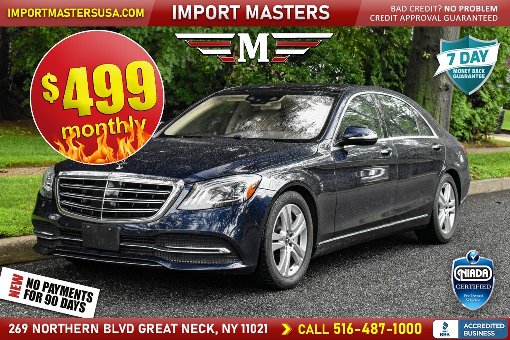 Certified 2020 Mercedes-Benz S-Class S 560 4MATIC Sedan