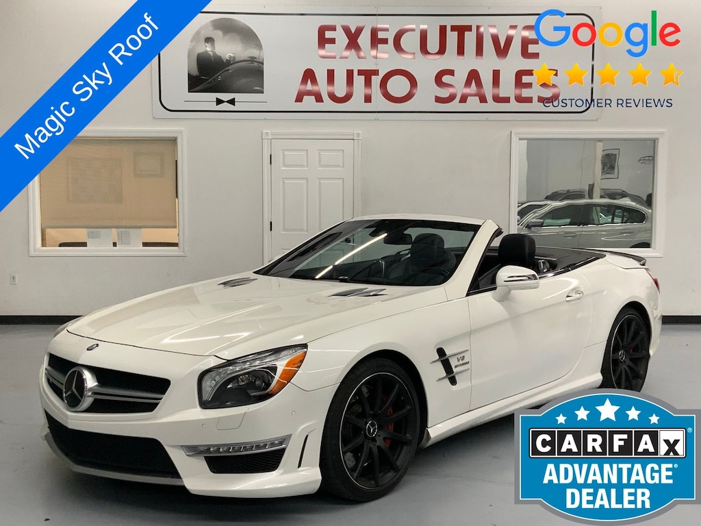 Used 2013 Mercedes-Benz SL-Class w/Magic Sky Control Roof Convertible