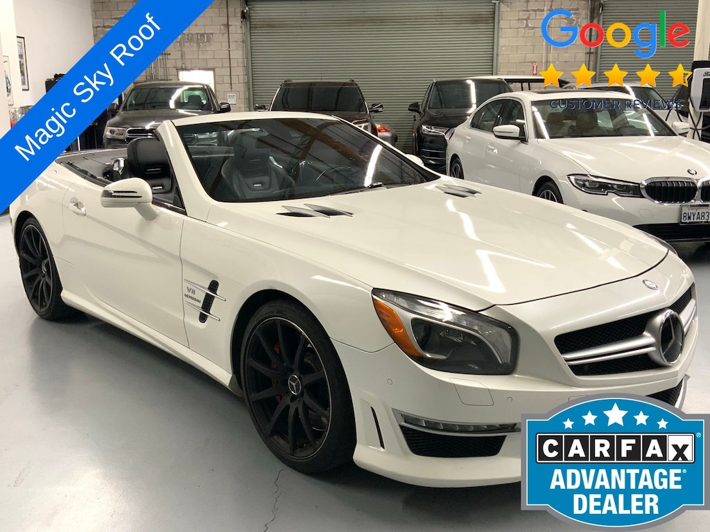Used 2013 Mercedes-Benz SL-Class w/Magic Sky Control Roof Convertible