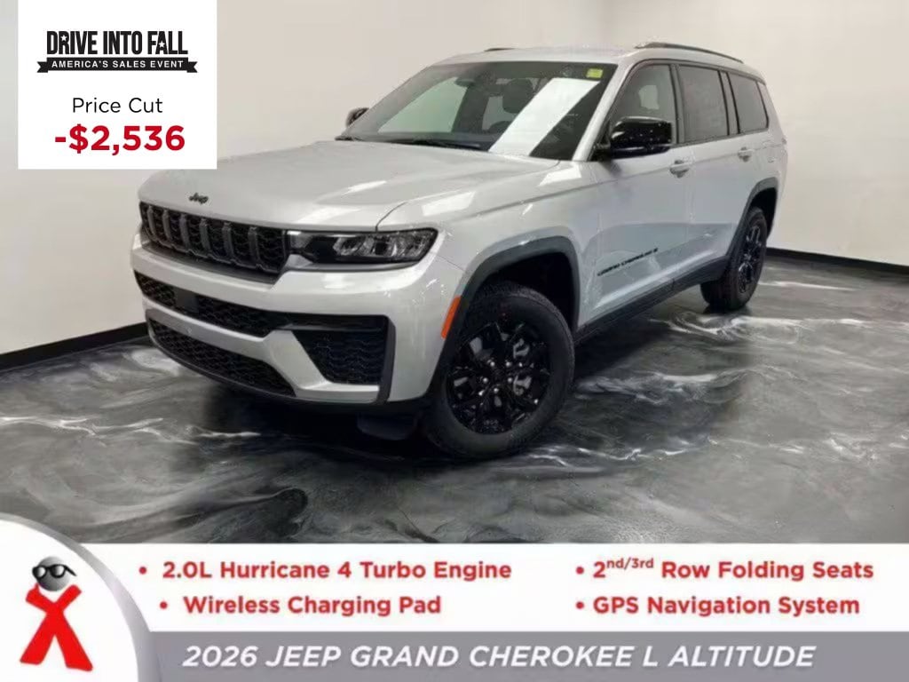 New 2026 Jeep Grand Cherokee L LAREDO ALTITUDE 4X4 Sport Utility