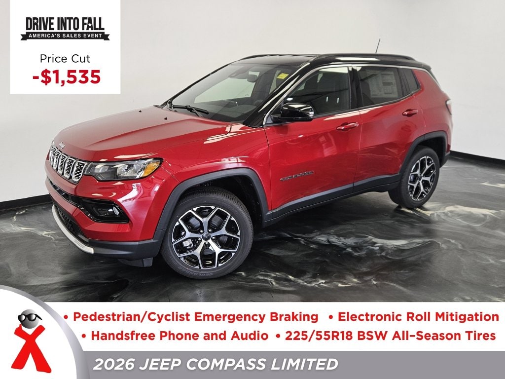 New 2026 Jeep Compass LIMITED 4X4 Sport Utility