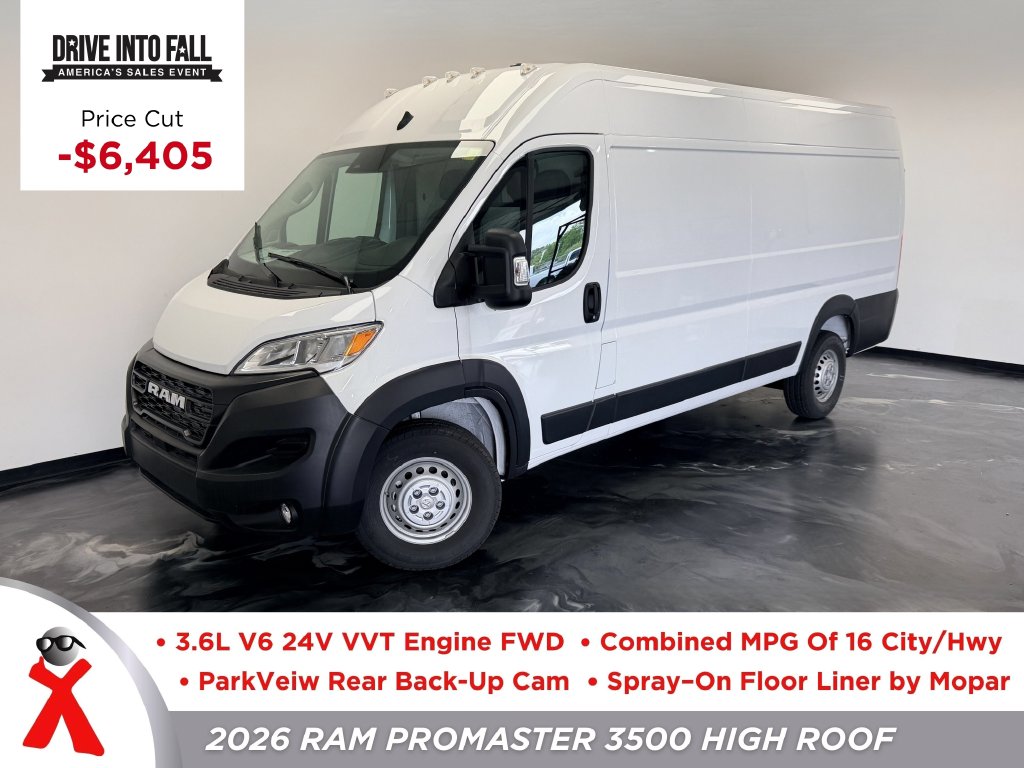 2026 RAM ProMaster Cargo Van Tradesman