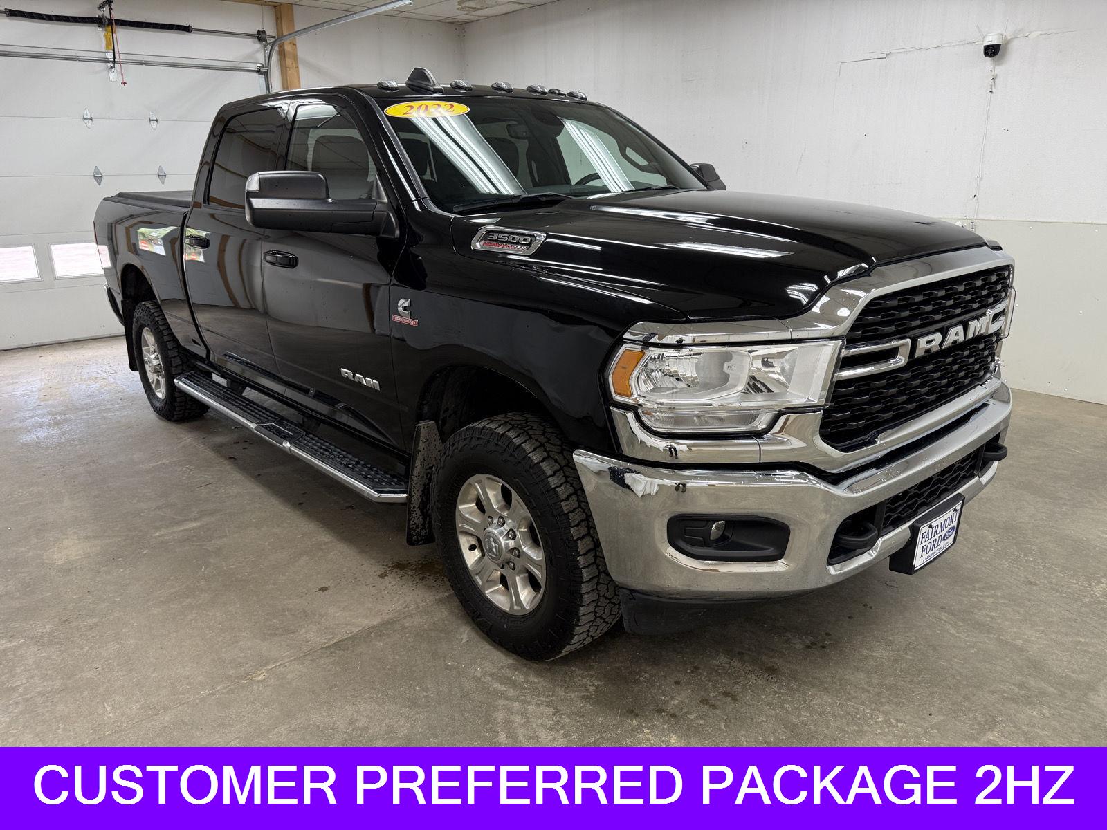 Used 2022 RAM Ram 3500 Pickup Big Horn with VIN 3C63R3DL8NG333839 for sale in Fairmont, Minnesota