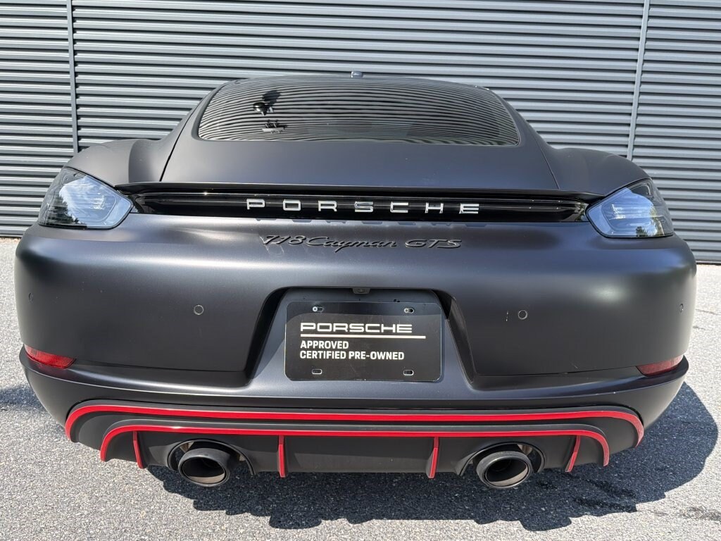 Certified 2025 Porsche 718 Cayman GTS 4.0 Coupe