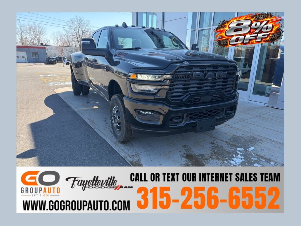 New 2026 Ram 3500 BIG HORN CREW CAB 4X4 8' BOX Pickup